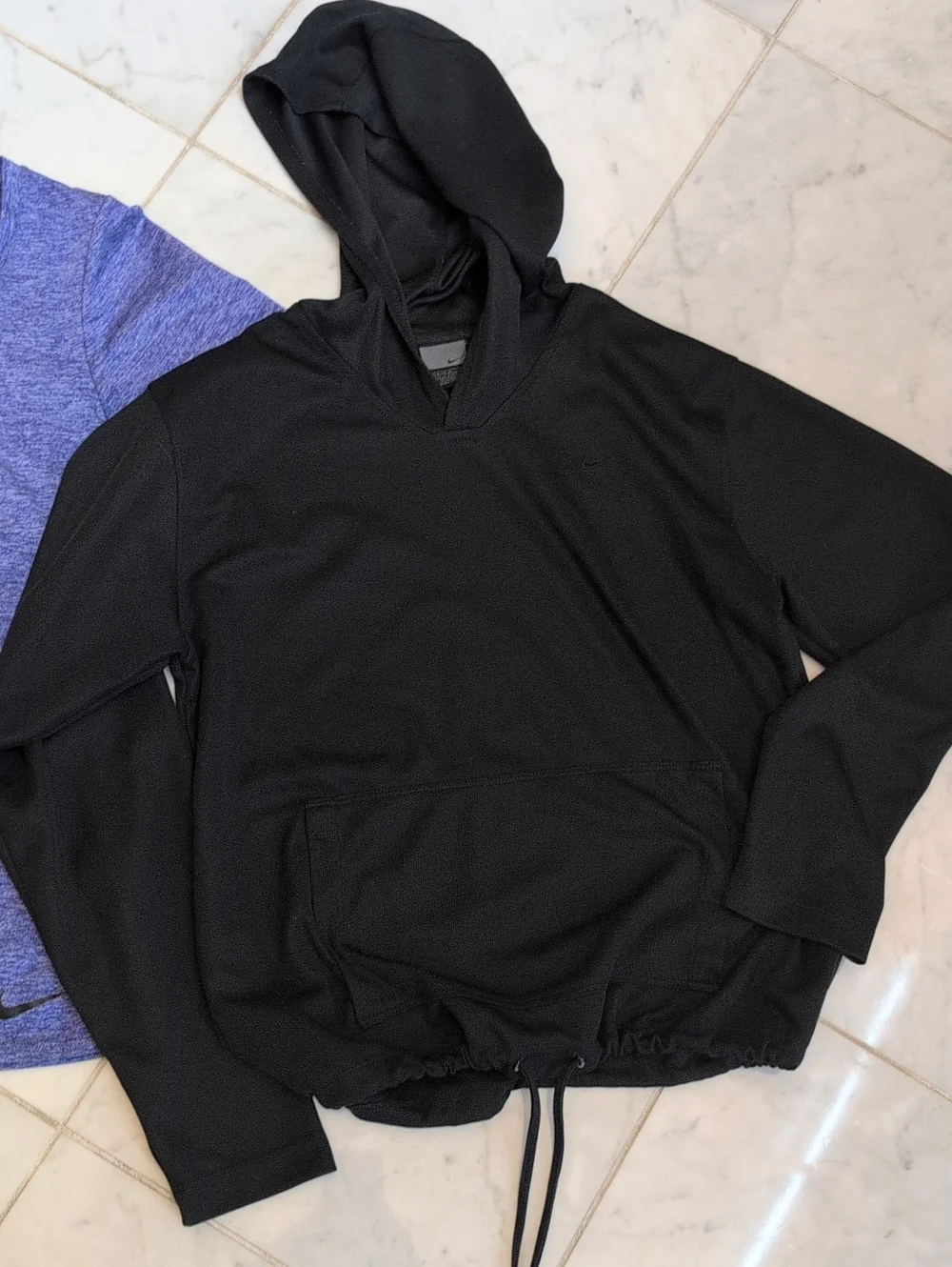 Nike Bundle. Size Women's M.  2 Dri-Fit Scoop Neck Tees. 1 Black Ribbed Hoodie
